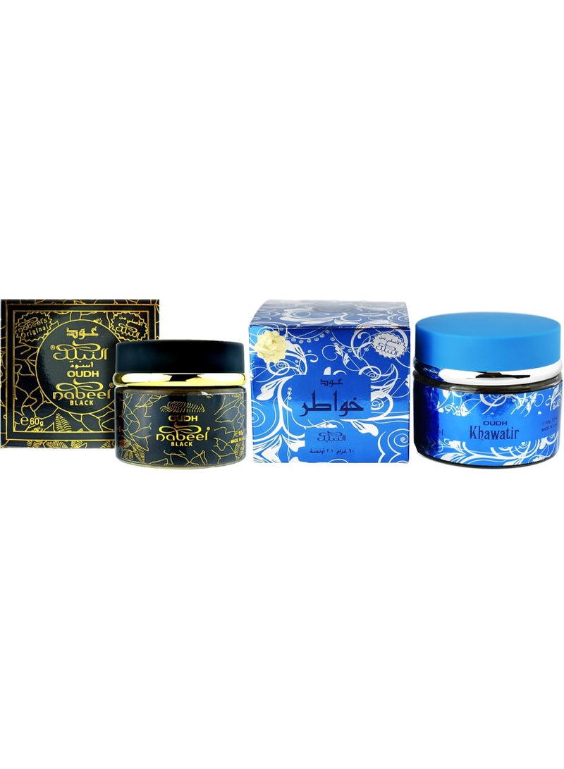 Nabeel OUDH BLACK AND KHAWATIR 60GM - Image 1